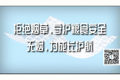 啊啊操我视频拒绝烟草，守护粮食安全